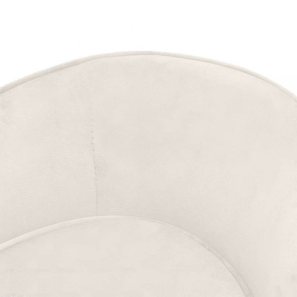 krémszínű plüss kutyakanapé 69 x 49 x 40 cm