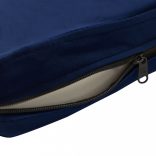 kék plüss kutyakanapé 72 x 45 x 30 cm