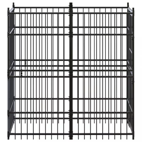 acél kültéri kutyakennel 1,84 m²