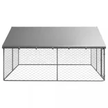 kültéri kutyakennel tetővel 300 x 300 x 150 cm