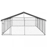 kültéri kutyakennel tetővel 600 x 300 x 150 cm