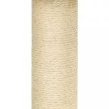 sötétszürke macskabútor szizál kaparófákkal 92 cm