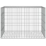 horganyzott vas nyúlketrec 78 x 54 x 54 cm