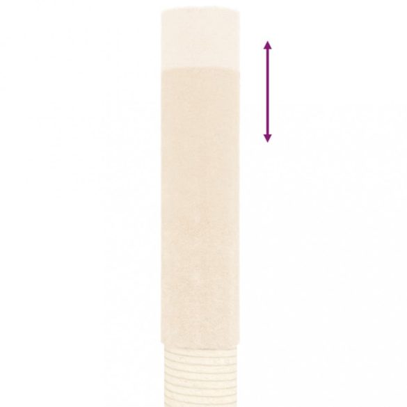 krémszínű plafonig érő kaparófa 277-303 cm
