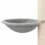 világosszürke macskabútor szizál kaparófákkal 94,5 cm