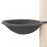 sötétszürke macskabútor szizál kaparófával 94,5 cm