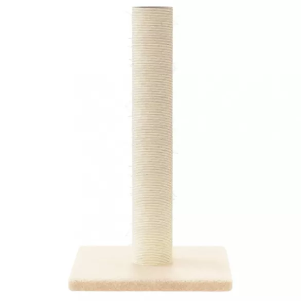 krémszínű kaparóoszlop 22 x 22 x 45 cm