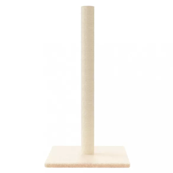 krémszínű kaparóoszlop 35 x 35 x 70 cm