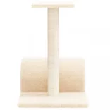 krémszínű kaparófa alagúttal 60 x 34,5 x 50 cm