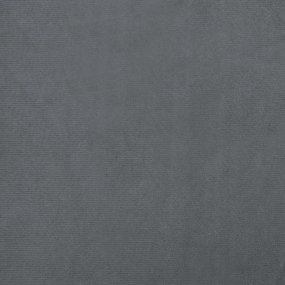 sötétszürke bársony kutyaágy 90 x 53 x 30 cm