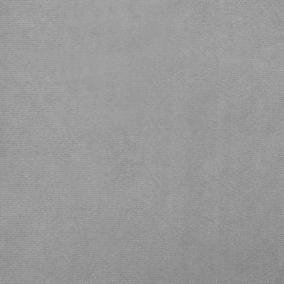 világosszürke bársony kutyaágy 70 x 45 x 30 cm