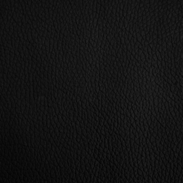 fekete műbőr kutyaágy 70 x 45 x 30 cm