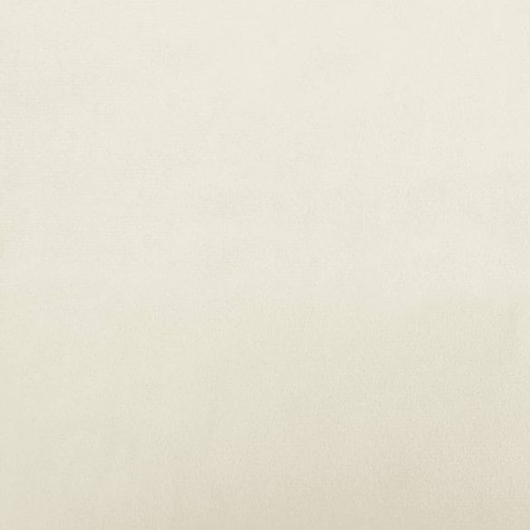 krémszínű bársony kutyaágy 80 x 45 x 30 cm