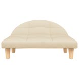 krémszínű szövet kutyaágy 70 x 52 x 30 cm