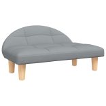 világosszürke szövet kutyaágy 70 x 52 x 30 cm