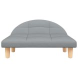 világosszürke szövet kutyaágy 70 x 52 x 30 cm