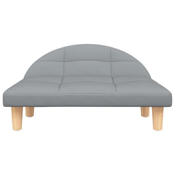 világosszürke szövet kutyaágy 70 x 52 x 30 cm