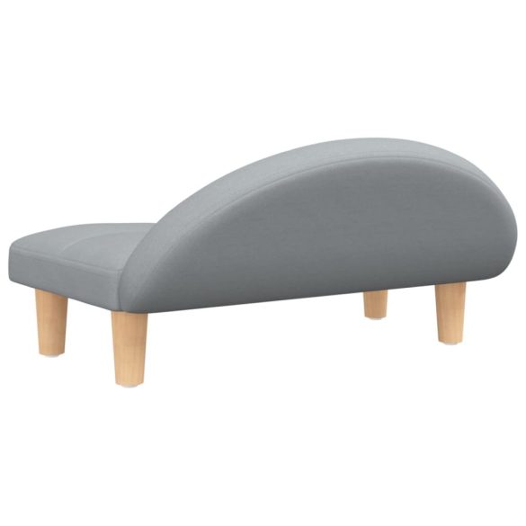 világosszürke szövet kutyaágy 70 x 52 x 30 cm