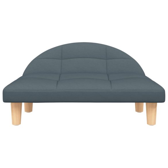 sötétszürke szövet kutyaágy 70 x 52 x 30 cm