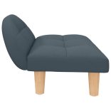 sötétszürke szövet kutyaágy 70 x 52 x 30 cm