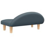 sötétszürke szövet kutyaágy 70 x 52 x 30 cm