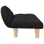 fekete szövet kutyaágy 70 x 52 x 30 cm