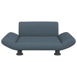 sötétszürke szövet kutyaágy 70 x 45 x 28 cm