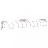 kék poliészter kutyaalagút Ø55 x 500 cm