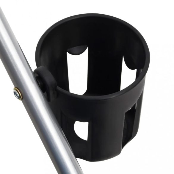 összecsukható piros oxford szövet kutya babakocsi 76x50x100 cm