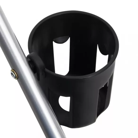 összecsukható szürke oxford szövet kutya babakocsi 76x50x100 cm