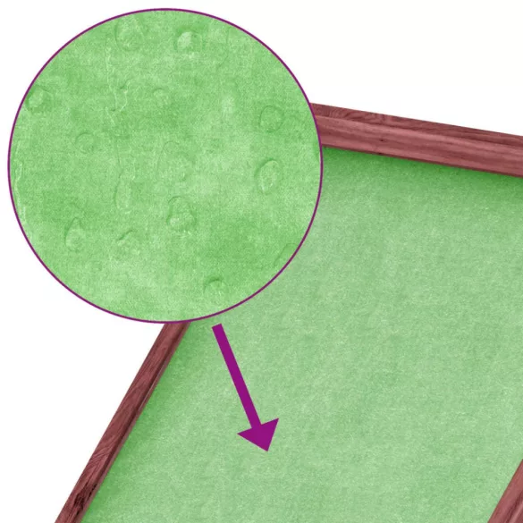 kávészínű tömör fenyőfa kutyakennel 143x60,5x109 cm