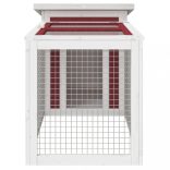 mokkabarna tömör fenyőfa nyúlketrec 100,5 x 54 x 55 cm