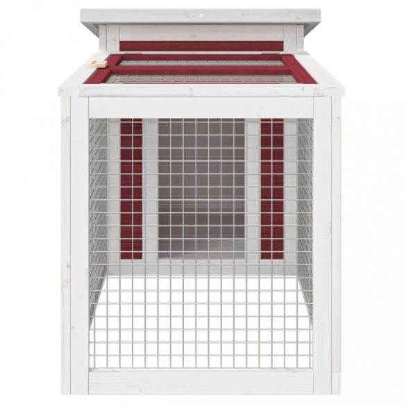 mokkabarna tömör fenyőfa nyúlketrec 100,5 x 54 x 55 cm