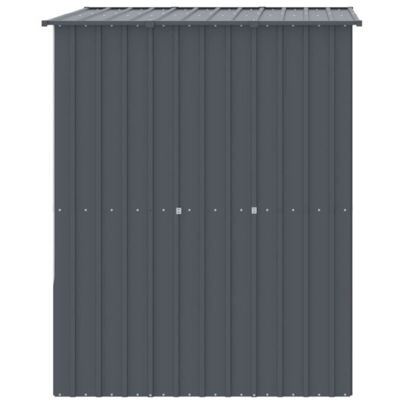 antracit horganyzott acél kutyakennel tetővel 165x153x181 cm