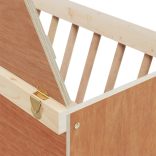 tömör fenyőfa szénaetető nyulaknak 37 x 18,5 x 23 cm