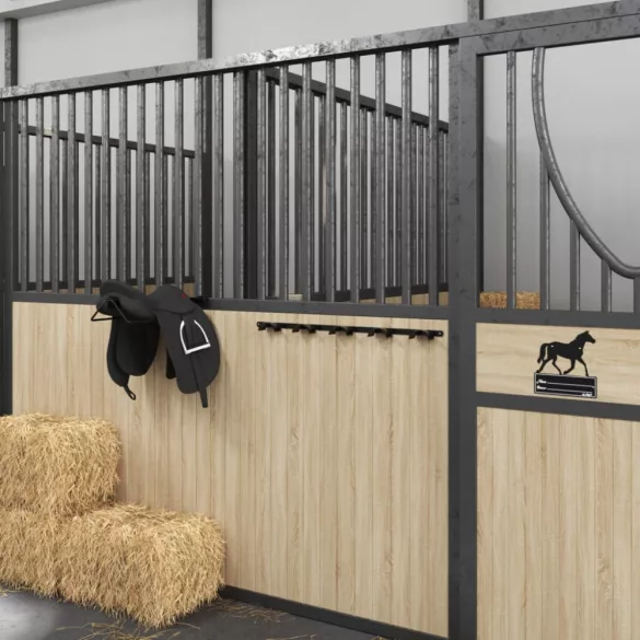 fekete vas kantártartó 5 kantárhoz