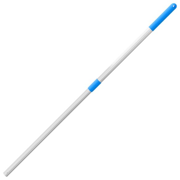 fekete acél teleszkópos vasvillanyél