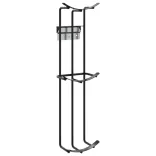 2 db fekete acél lovas díjugrató kupa