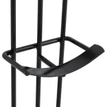 2 db fekete acél lovas díjugrató kupa