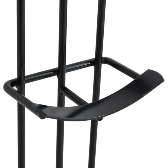 2 db fekete acél lovas díjugrató kupa