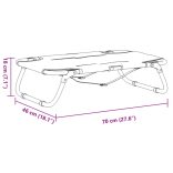 antracitszürke oxford szövet és acél összecsukható kutyaágy