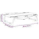 antracitszürke oxford szövet és acél összecsukható kutyaágy