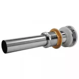 rozsdamentes acél mosdólefolyó túlfolyásgátlóval