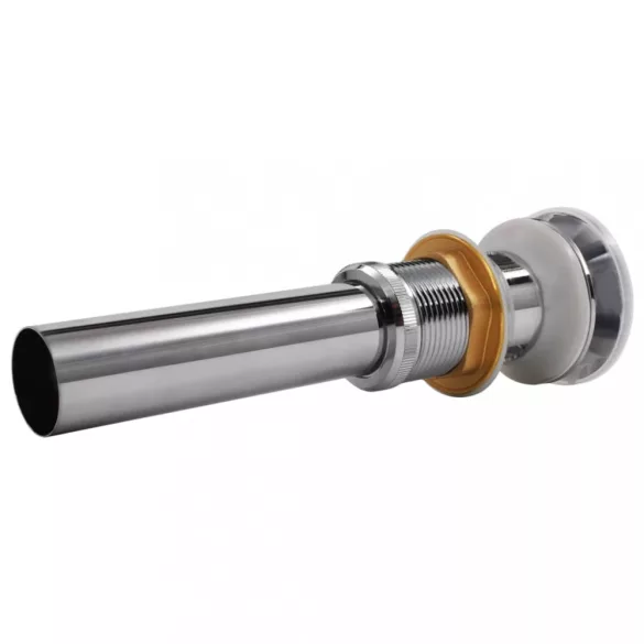 rozsdamentes acél mosdólefolyó túlfolyásgátlóval