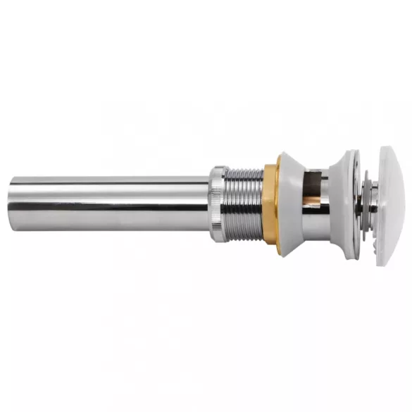 rozsdamentes acél mosdólefolyó túlfolyásgátlóval