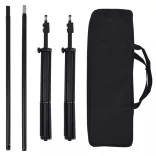 fotó stúdió szett 5 színes háttérrel és állítható kerettel