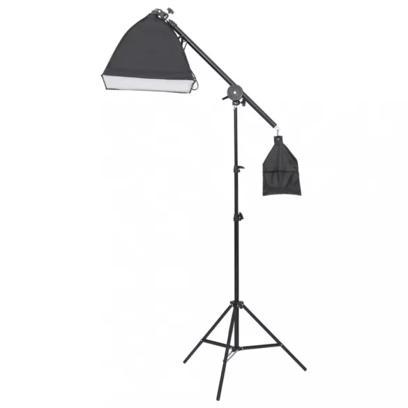 stúdiólámpaszett háromlábú állvánnyal és softbox-szal