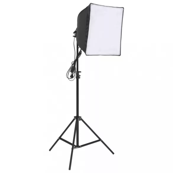 stúdiólámpaszett háromlábú állvánnyal és softbox-szal