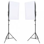 2 db professzionális stúdiólámpa 40 x 60 cm