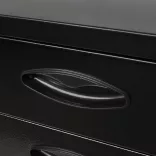 fekete fém szerszámos láda 3 fiókkal